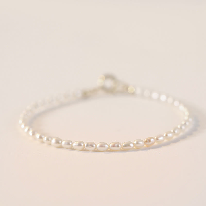 Braccialetto della saggezza in rame placcato oro 14k con perle naturali da 2 mm e perle ultrasottili Buddha Stones