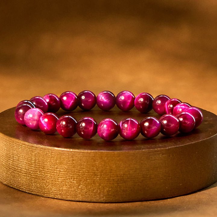 Braccialetto Buddha Stones Red Tiger Eye Calm