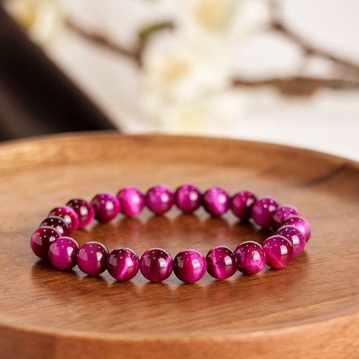 Braccialetto Buddha Stones Red Tiger Eye Calm