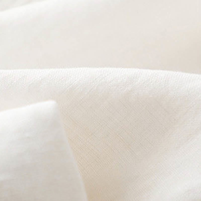 Pantaloni larghi da donna in cotone e lino con tasche, casual, tinta unita, con pieghe laterali , Buddha Stones - image 17