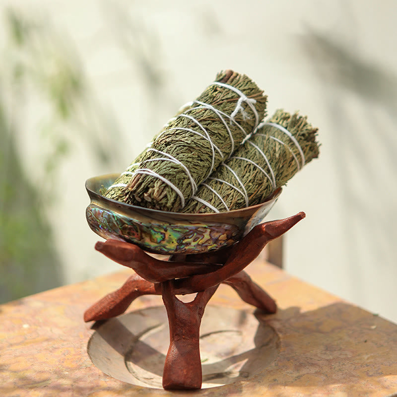 Buddha Stones Cedar Smudge Stick per la pulizia della casa Incenso Meditazione e rituali Bastoncini di cedro Bacchette di incenso