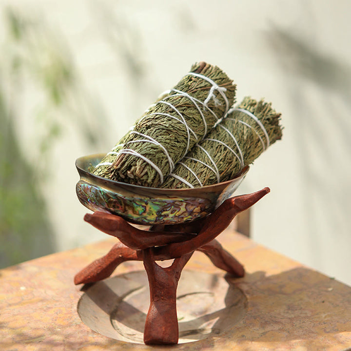 Buddha Stones Cedar Smudge Stick per la pulizia della casa Incenso Meditazione e rituali Bastoncini di cedro Bacchette di incenso