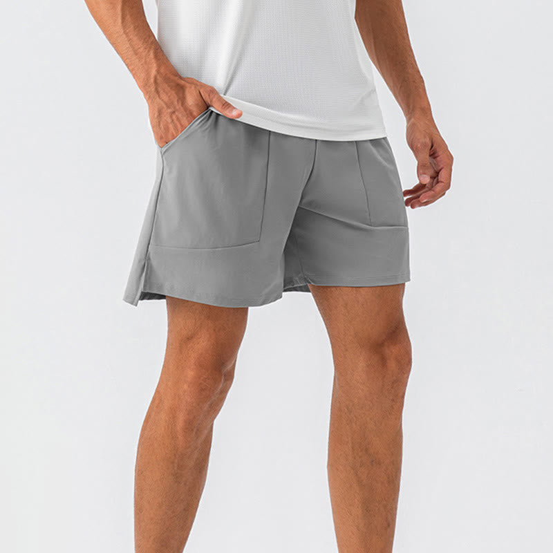 Pantaloncini sportivi casual da uomo Buddha Stones in nylon ad asciugatura rapida con tasche - image 4