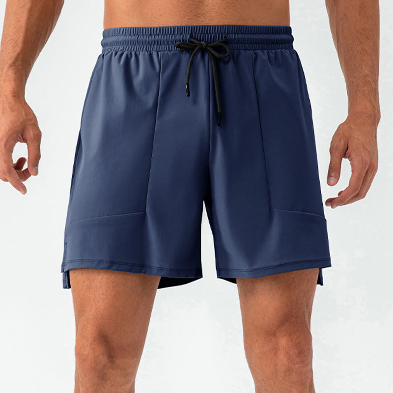 Pantaloncini sportivi casual da uomo Buddha Stones in nylon ad asciugatura rapida con tasche
