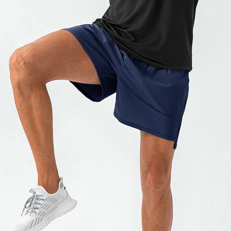 Pantaloncini sportivi casual da uomo Buddha Stones in nylon ad asciugatura rapida con tasche