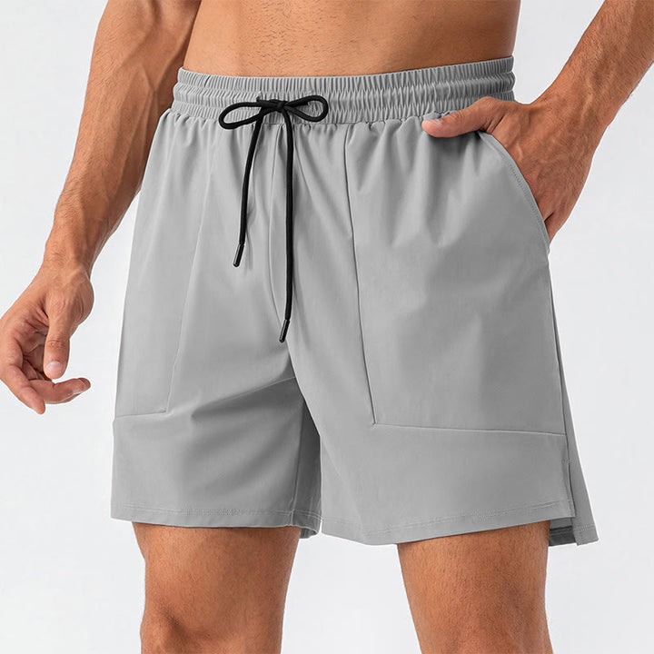 Pantaloncini sportivi casual da uomo Buddha Stones in nylon ad asciugatura rapida con tasche - Argento - US/UK/AU44，EU54 (2XL) - image 0
