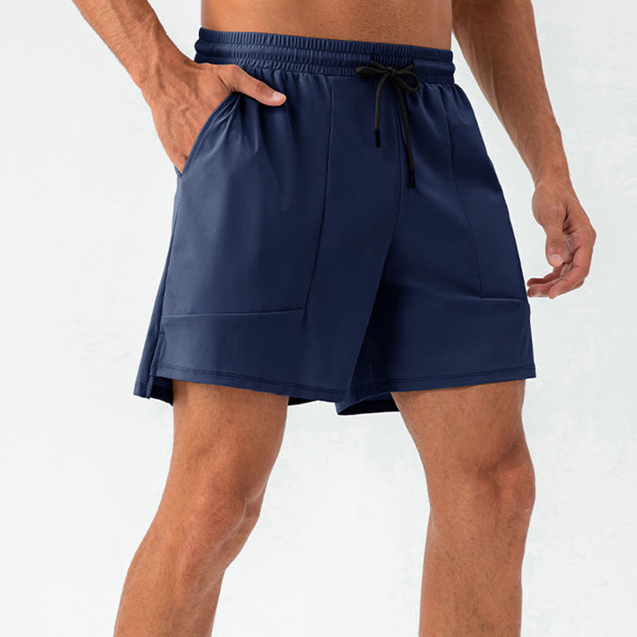 Pantaloncini sportivi casual da uomo Buddha Stones in nylon ad asciugatura rapida con tasche