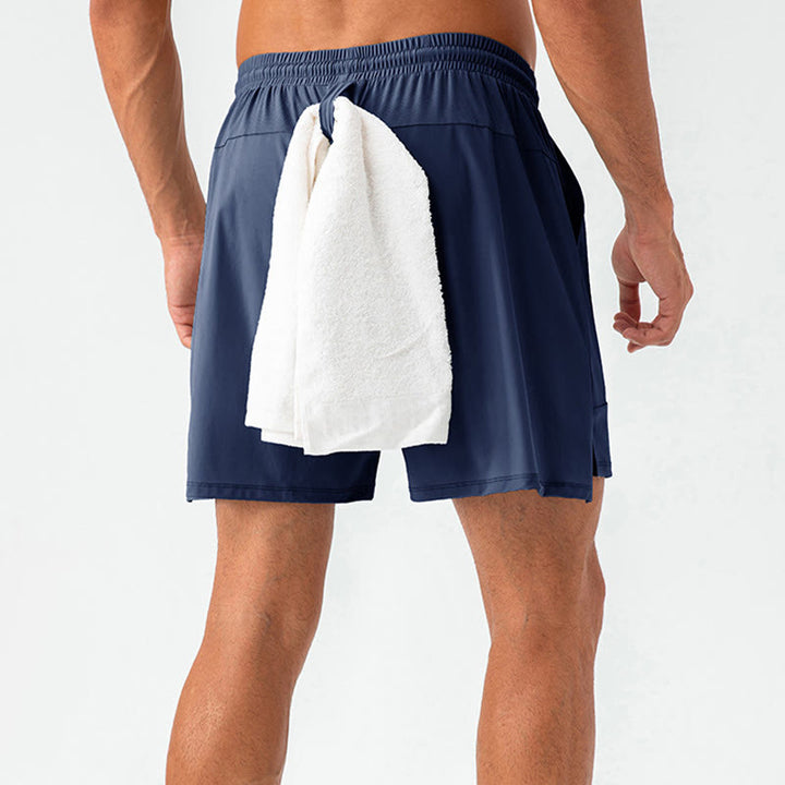 Pantaloncini sportivi casual da uomo Buddha Stones in nylon ad asciugatura rapida con tasche