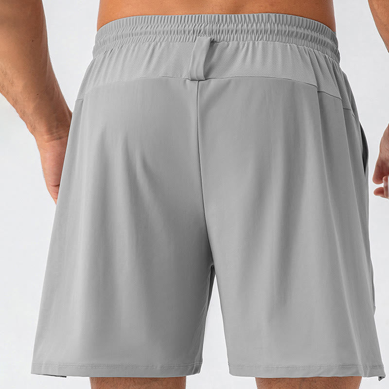 Pantaloncini sportivi casual da uomo Buddha Stones in nylon ad asciugatura rapida con tasche