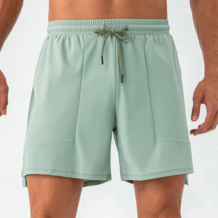 Pantaloncini sportivi casual da uomo Buddha Stones in nylon ad asciugatura rapida con tasche