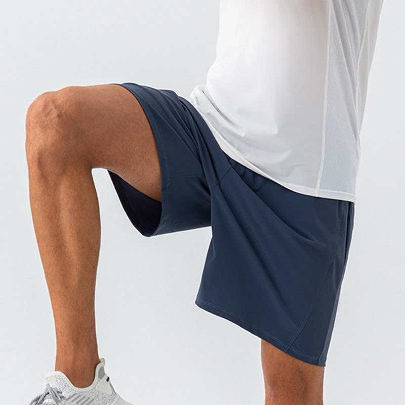 Pantaloncini sportivi da uomo Buddha Stones, casual, traspiranti, larghi, in nylon, ad asciugatura rapida, con tasche