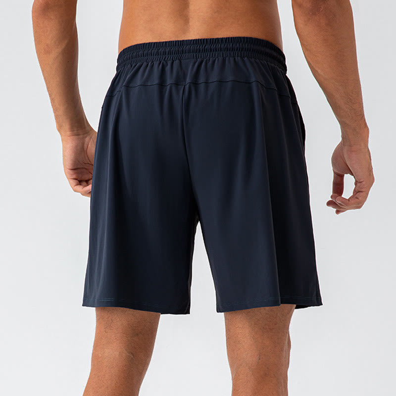 Pantaloncini sportivi da uomo Buddha Stones, casual, traspiranti, larghi, in nylon, ad asciugatura rapida, con tasche