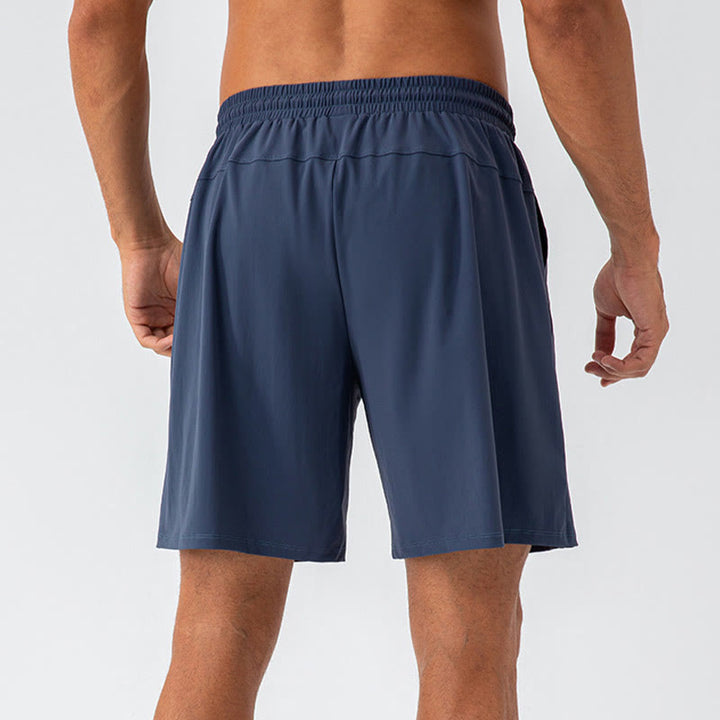 Pantaloncini sportivi da uomo Buddha Stones, casual, traspiranti, larghi, in nylon, ad asciugatura rapida, con tasche