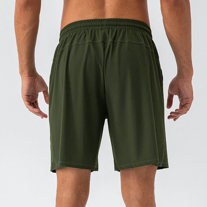 Pantaloncini sportivi da uomo Buddha Stones, casual, traspiranti, larghi, in nylon, ad asciugatura rapida, con tasche