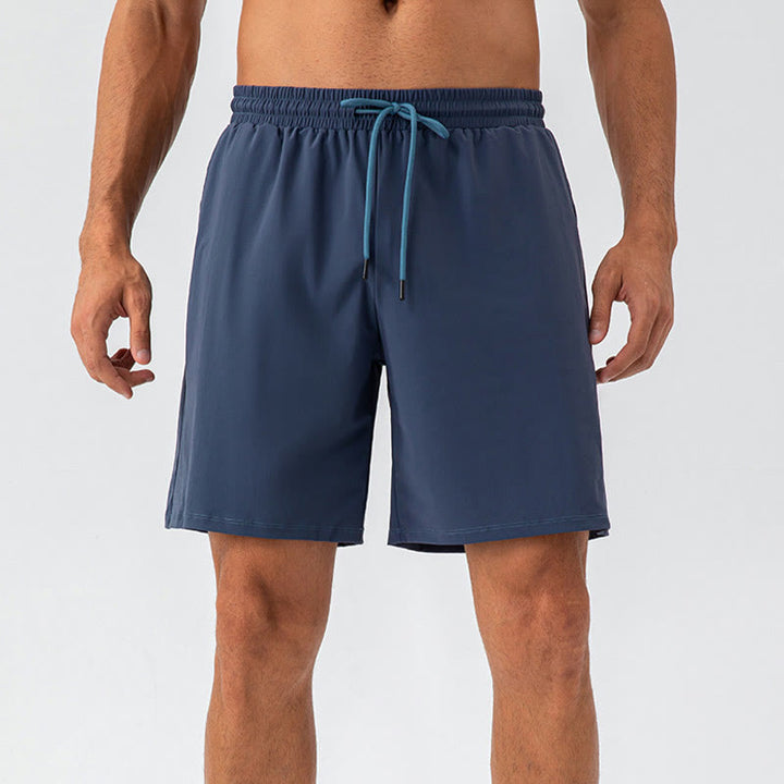 Pantaloncini sportivi da uomo Buddha Stones, casual, traspiranti, larghi, in nylon, ad asciugatura rapida, con tasche