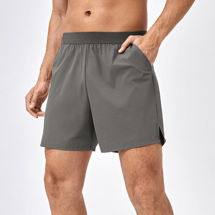 Pantaloncini sportivi casuali larghi in nylon ad asciugatura rapida da uomo Buddha Stones con tasche