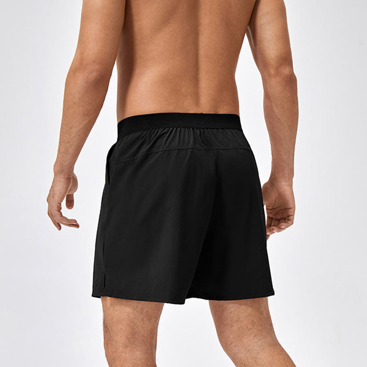 Pantaloncini sportivi casuali larghi in nylon ad asciugatura rapida da uomo Buddha Stones con tasche