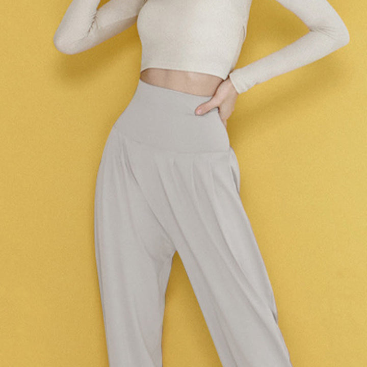 Pantaloni Leica da donna Buddha Stones Casual Plain a vita alta e asciugatura rapida con tasche - image 40