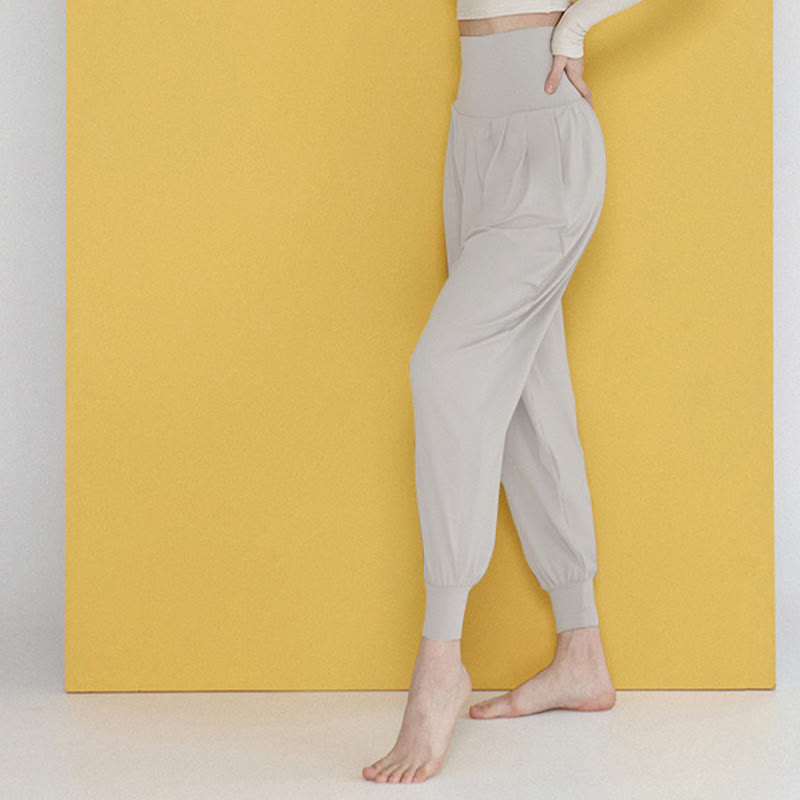 Pantaloni Leica da donna Buddha Stones Casual Plain a vita alta e asciugatura rapida con tasche - image 37