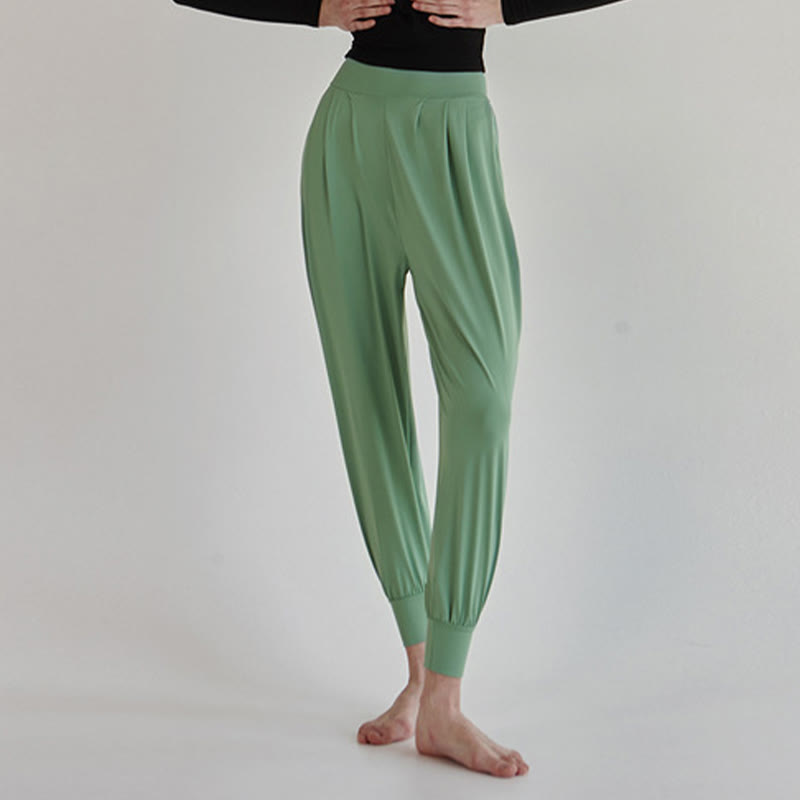 Pantaloni Leica da donna Buddha Stones Casual Plain a vita alta e asciugatura rapida con tasche - image 29