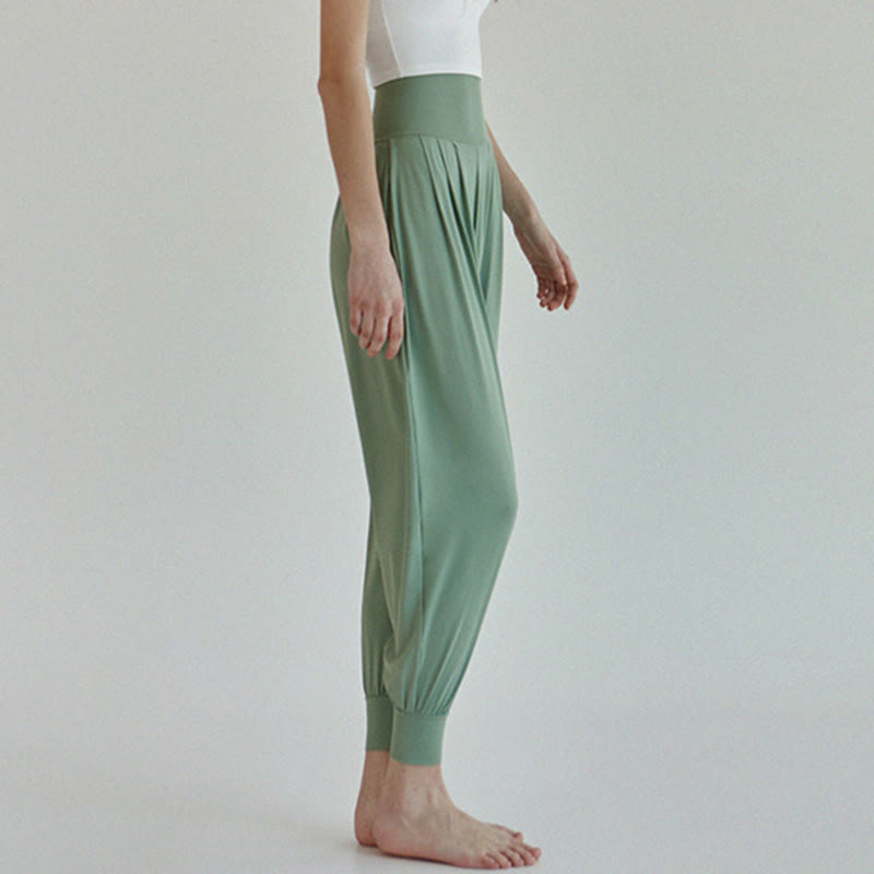 Pantaloni Leica da donna Buddha Stones Casual Plain a vita alta e asciugatura rapida con tasche - image 34