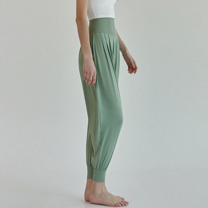 Pantaloni Leica da donna Buddha Stones Casual Plain a vita alta e asciugatura rapida con tasche - image 33