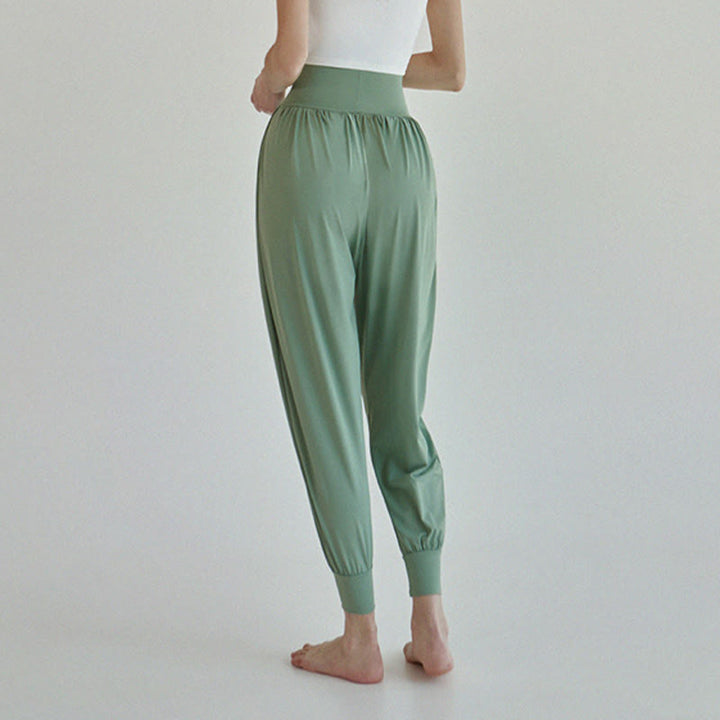 Pantaloni Leica da donna Buddha Stones Casual Plain a vita alta e asciugatura rapida con tasche - image 28