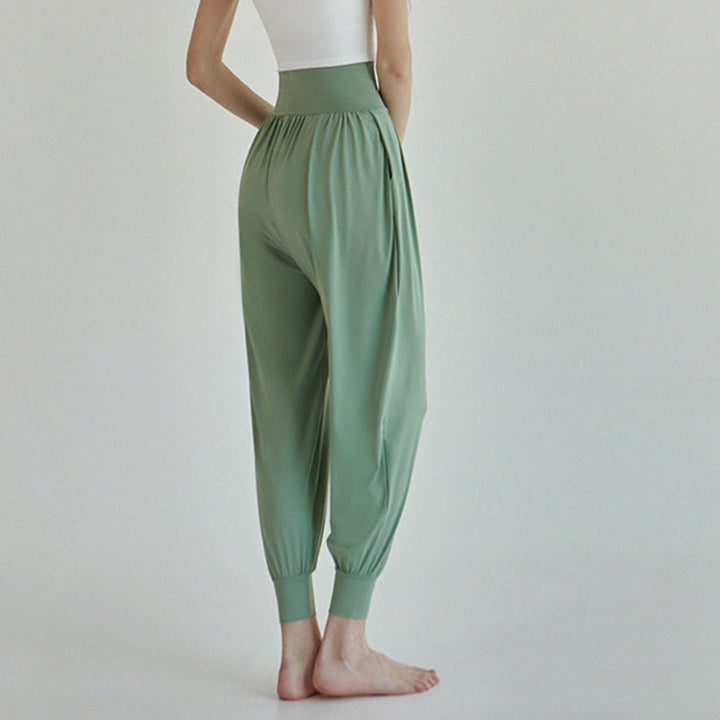 Pantaloni Leica da donna Buddha Stones Casual Plain a vita alta e asciugatura rapida con tasche - image 31