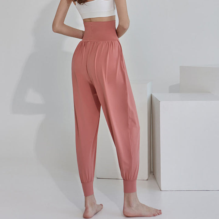 Pantaloni Leica da donna Buddha Stones Casual Plain a vita alta e asciugatura rapida con tasche - image 24