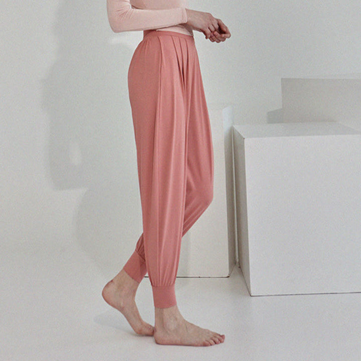 Pantaloni Leica da donna Buddha Stones Casual Plain a vita alta e asciugatura rapida con tasche - image 26