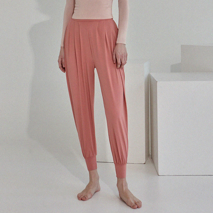 Pantaloni Leica da donna Buddha Stones Casual Plain a vita alta e asciugatura rapida con tasche - image 23