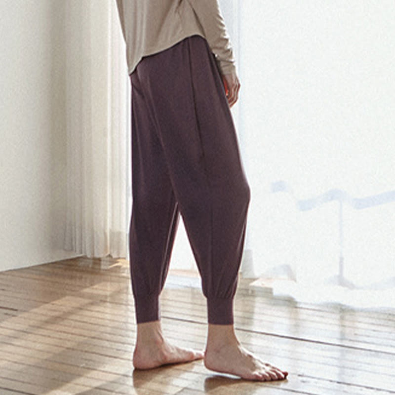 Pantaloni Leica da donna Buddha Stones Casual Plain a vita alta e asciugatura rapida con tasche - image 16