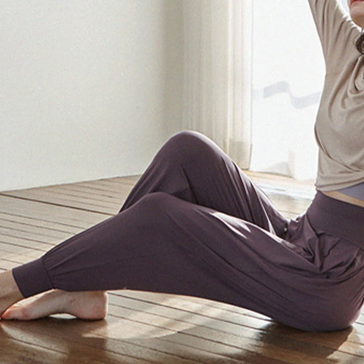 Pantaloni Leica da donna Buddha Stones Casual Plain a vita alta e asciugatura rapida con tasche - image 18