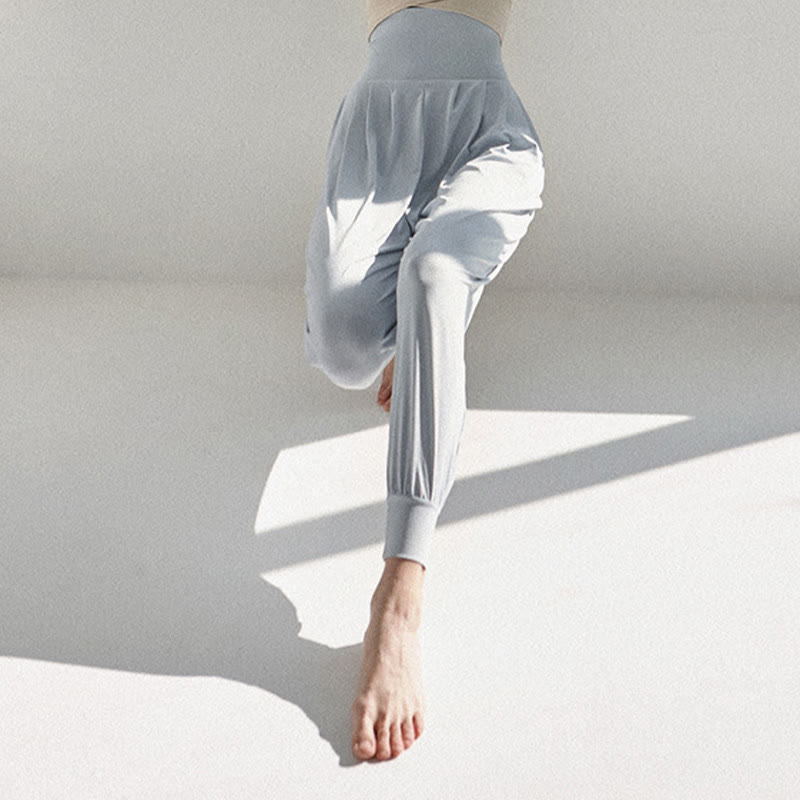 Pantaloni Leica da donna Buddha Stones Casual Plain a vita alta e asciugatura rapida con tasche - image 11