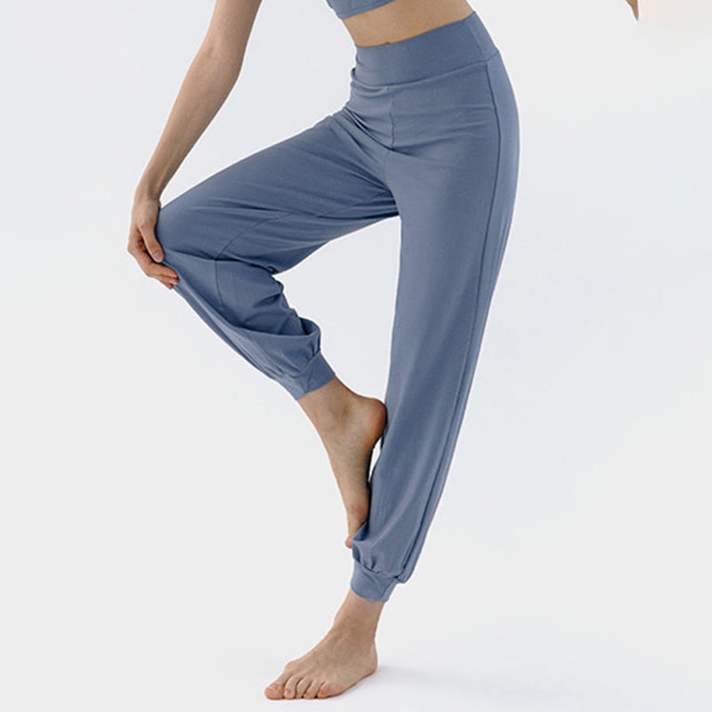 Pantaloni Leica da donna Buddha Stones Casual Plain a vita alta e asciugatura rapida - image 15