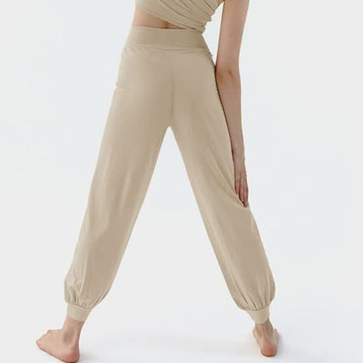 Pantaloni Leica da donna Buddha Stones Casual Plain a vita alta e asciugatura rapida - image 9