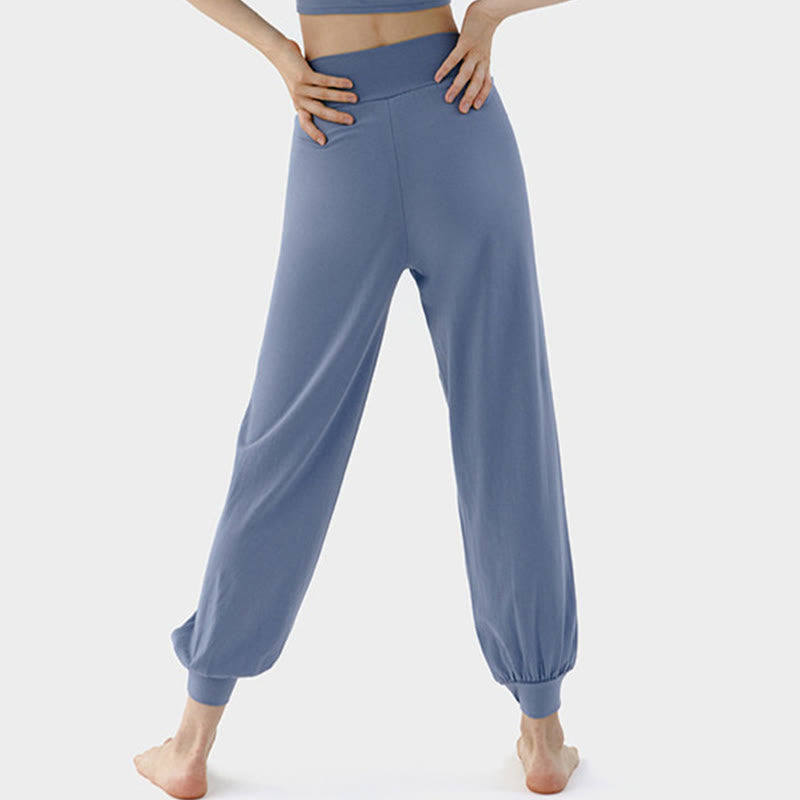 Pantaloni Leica da donna Buddha Stones Casual Plain a vita alta e asciugatura rapida - image 12