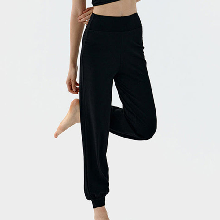 Pantaloni Leica da donna Buddha Stones Casual Plain a vita alta e asciugatura rapida - image 17