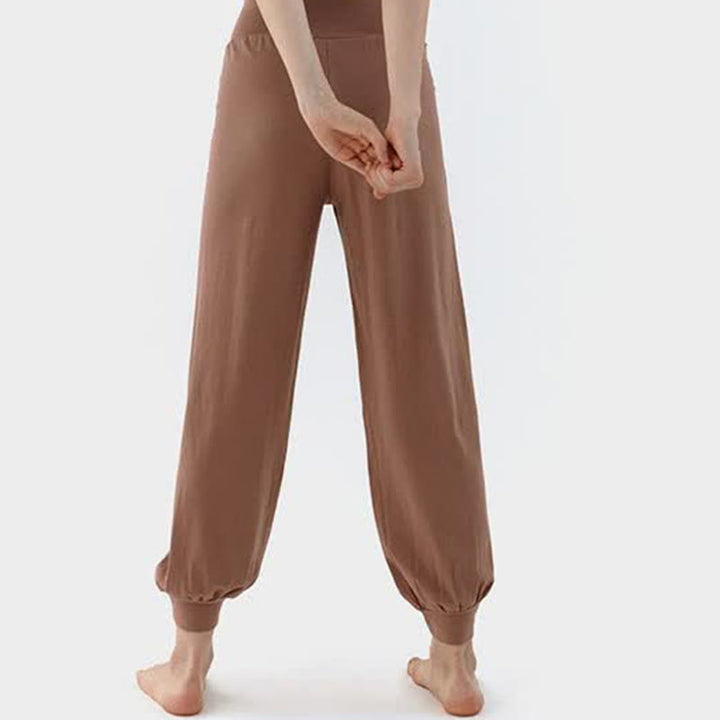 Pantaloni Leica da donna Buddha Stones Casual Plain a vita alta e asciugatura rapida - image 4