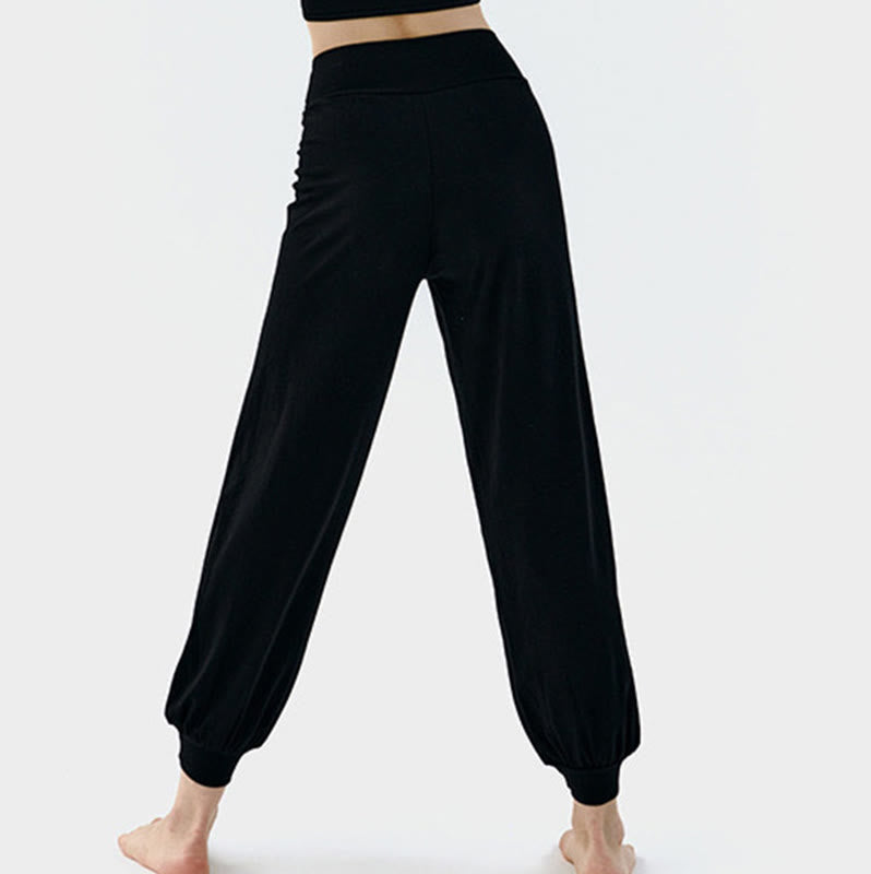 Pantaloni Leica da donna Buddha Stones Casual Plain a vita alta e asciugatura rapida - image 18