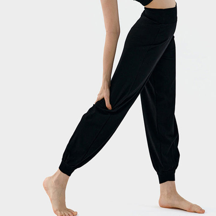 Pantaloni Leica da donna Buddha Stones Casual Plain a vita alta e asciugatura rapida - image 19