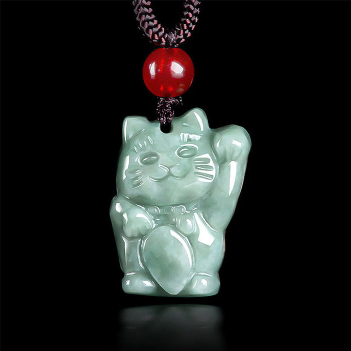 Collana con Buddha Stones - Fagiolo Verde Giada - image 1