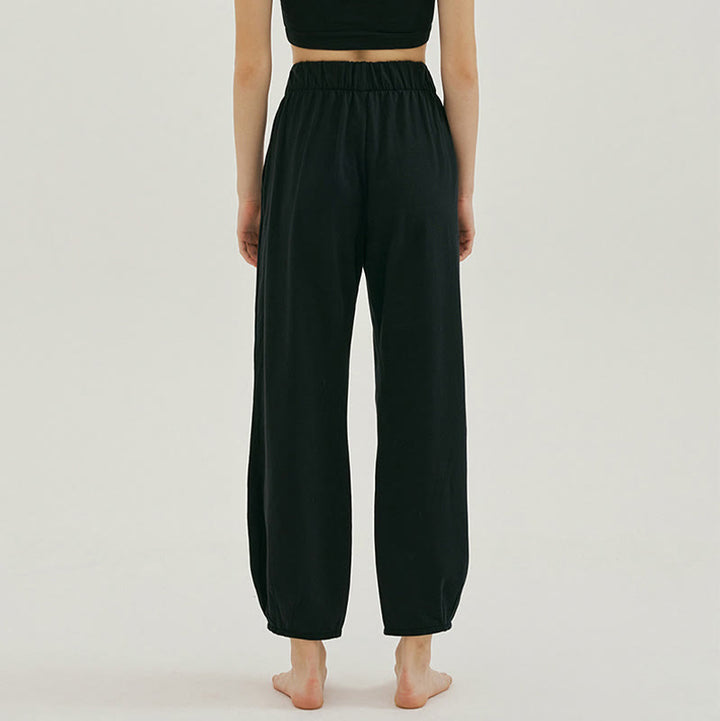 Pantaloni harem Leica da donna Buddha Stones Casual, traspiranti, larghi e semplici, con tasche - image 9