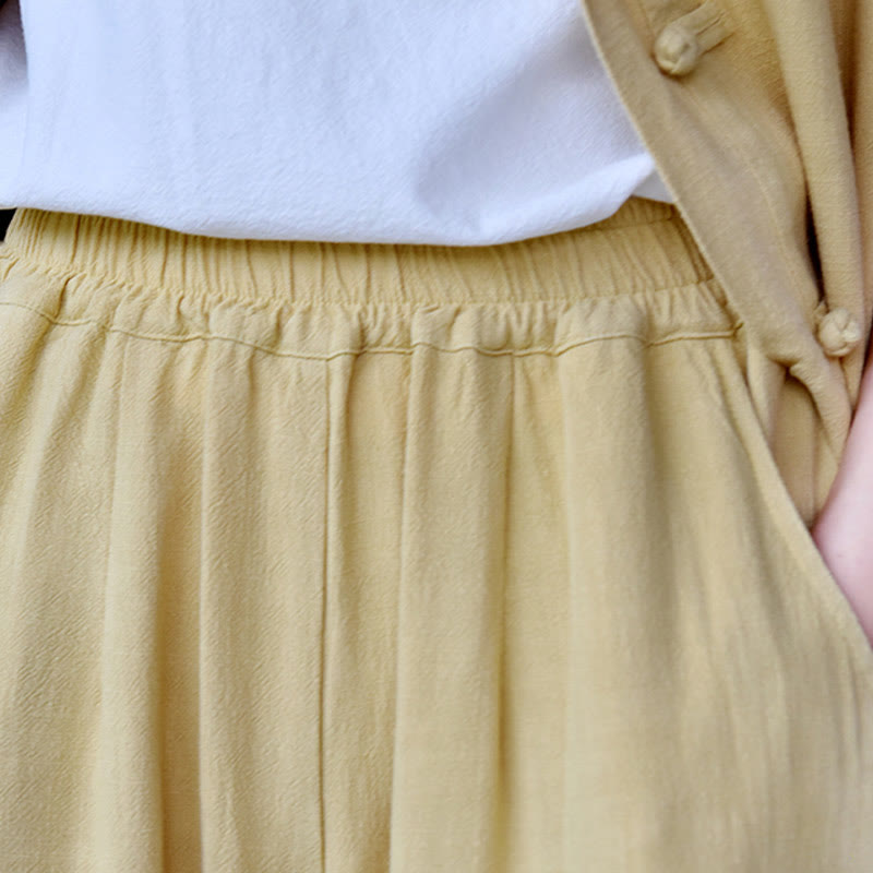 Buddha Stones Casual Plain Loose con tasche - image 24