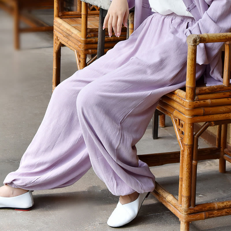 Buddha Stones Casual Plain Loose con tasche - image 26