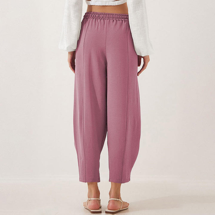 Buddha Stones Casual Plain Loose Coulisse 7/8 in poliestere con tasche - image 7
