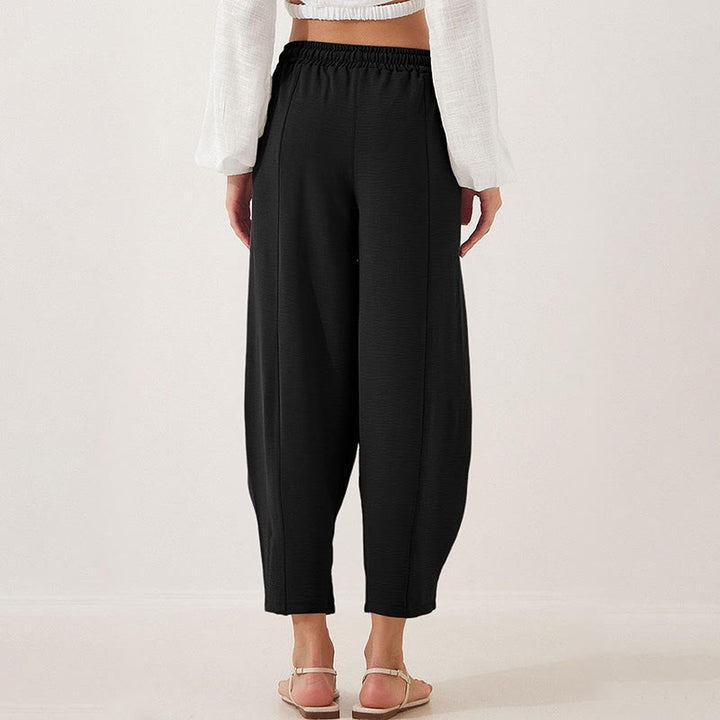 Buddha Stones Casual Plain Loose Coulisse 7/8 in poliestere con tasche - image 12