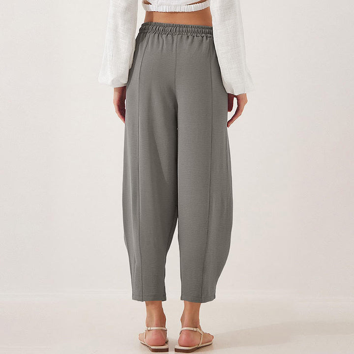 Buddha Stones Casual Plain Loose Coulisse 7/8 in poliestere con tasche - image 14
