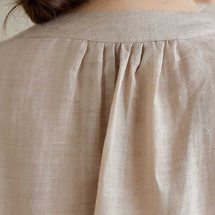 Buddha Stones 2 pezzi cotone ricamo fiori camicia top pantaloni meditazione zen tai chi abbigliamento donna set - image 23