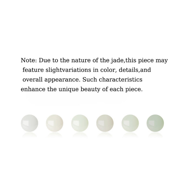 Buddha Stones 925 Sterling Silver Hetian Giada Bianca Coniglio Crescent Moon Luck Collana Pendente